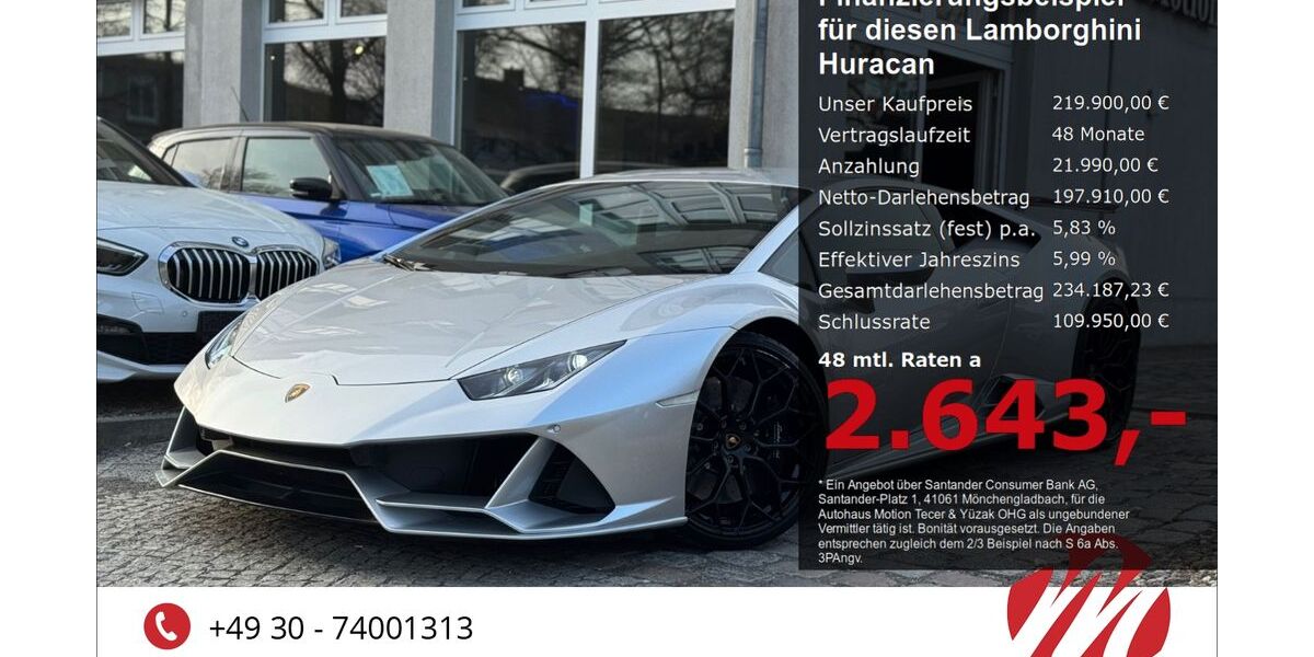 Lamborghini Huracán 47.482 km 219.900 &euro; Berlin 12305