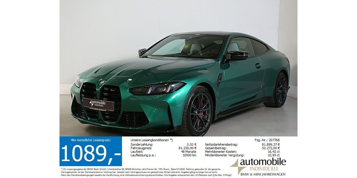 BMW M4 11.400 km 80.440 &euro; Paderborn 33100