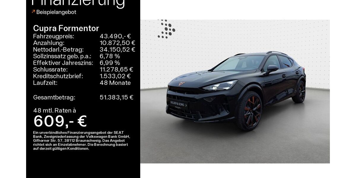 Cupra Formentor 1.500 km 43.490 &euro; Lichtenfels 96215