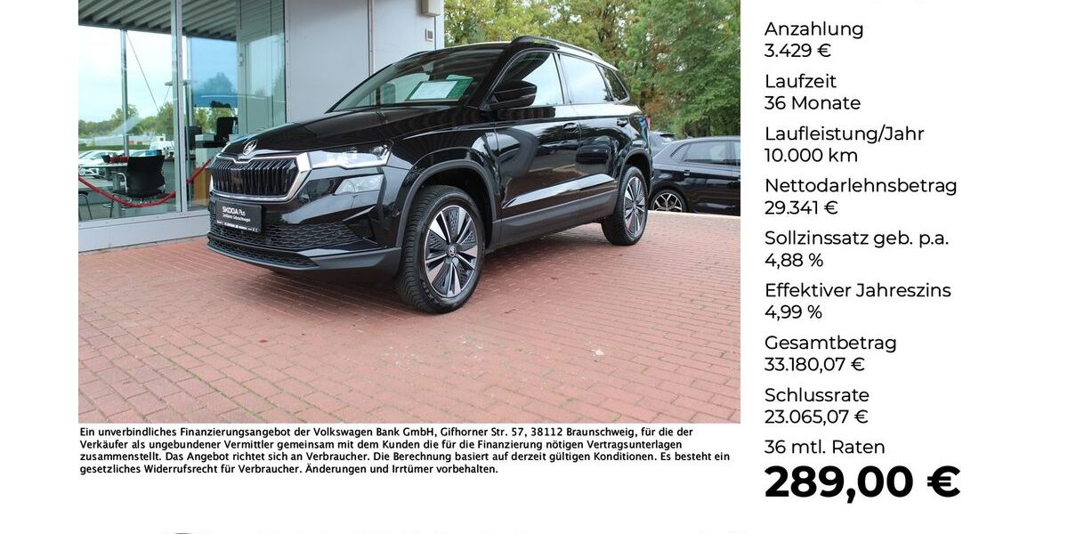 Skoda Karoq 26.620 km 32.440 &euro; Versmold 33775