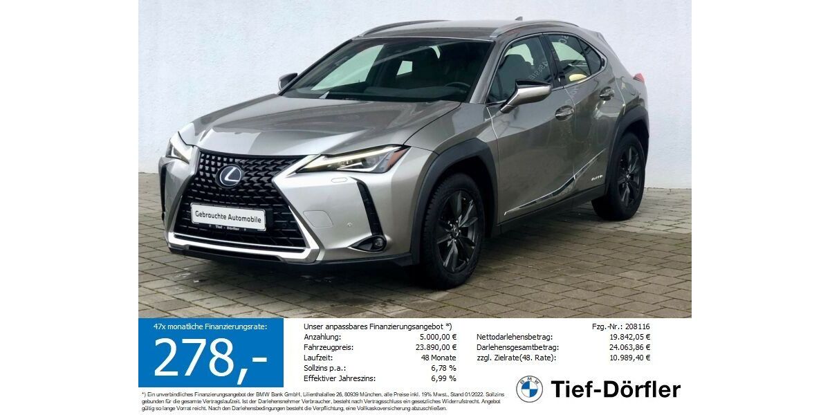 Lexus UX 81.500 km 21.306 &euro; Marktsteft 97342