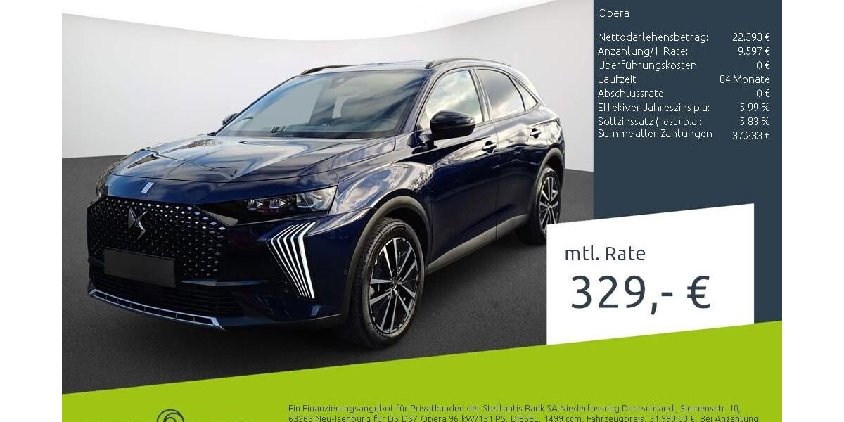 DS Automobiles DS7 (Crossback) 48.395 km 29.860 &euro; Ahaus 48683