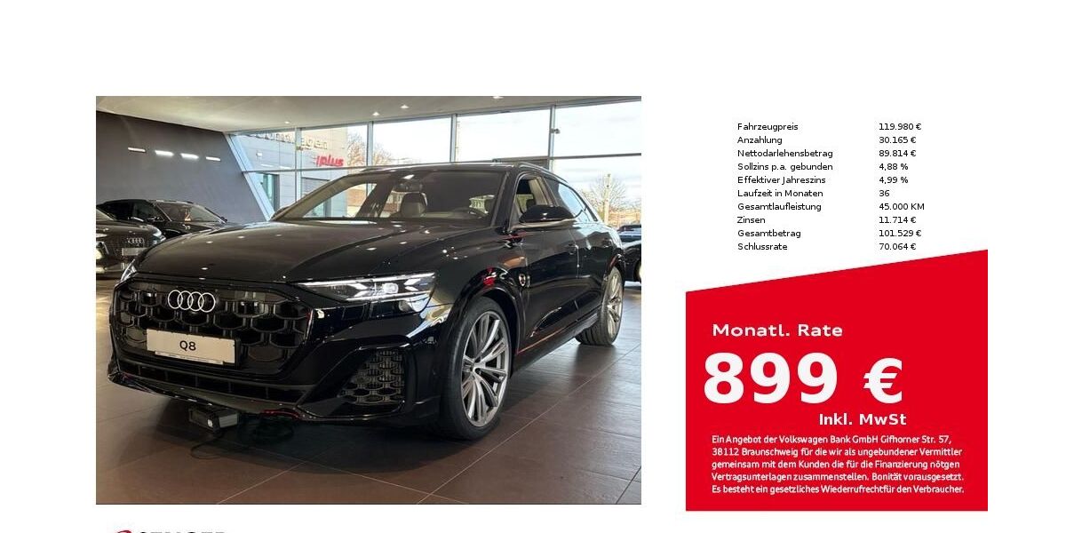 Audi Q8 5.900 km 115.980 &euro; Bielefeld 33609