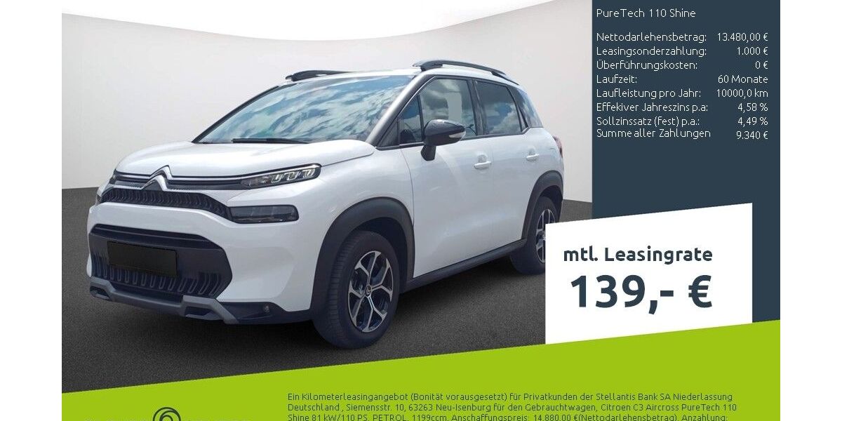 Citroen C3 Aircross 20.122 km 12.966 &euro; Borken 46325
