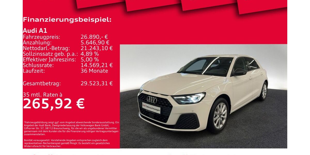 Audi A1 9.999 km 25.890 &euro; Hannover 30179