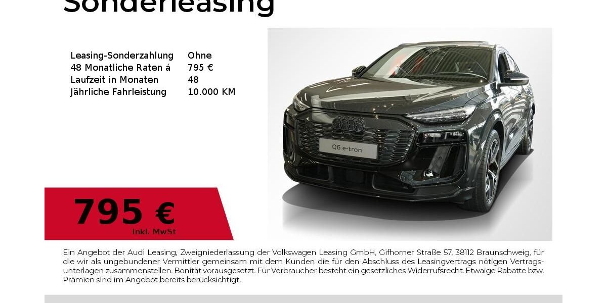 Audi Q6 e-tron 3.500 km 82.440 &euro; Nürnberg 90411