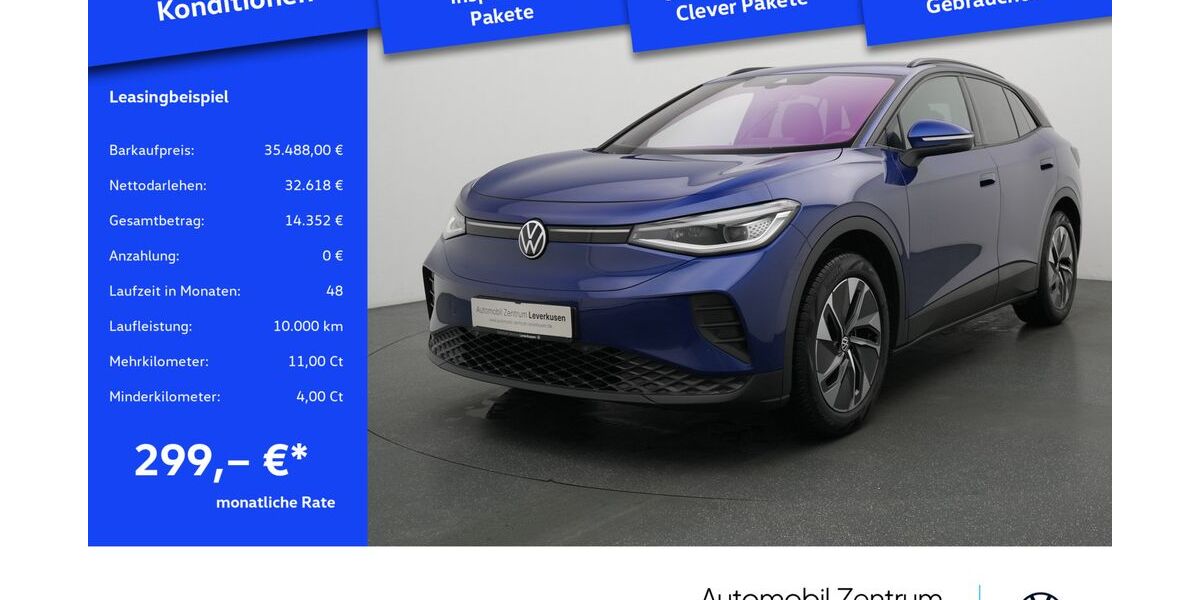 VW ID.4 14.203 km 34.980 &euro; Leverkusen 51379