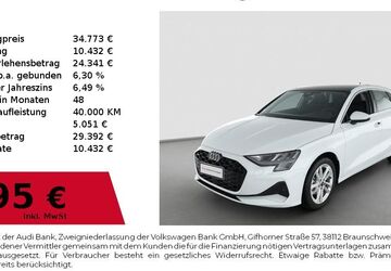 Audi A3 9.800 km 34.773 &euro; Nürnberg 90411