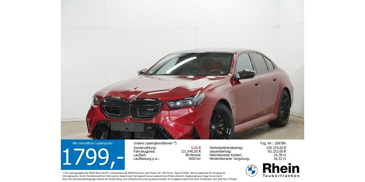 BMW M5 24.975 km 120.840 &euro; Lauda-Königshofen 97922