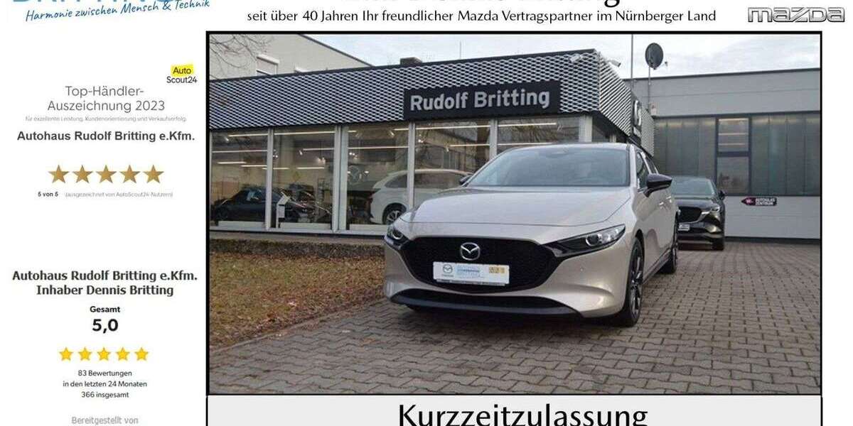 Mazda 3 5.000 km 26.890 &euro; Lauf an der Pegnitz 91207