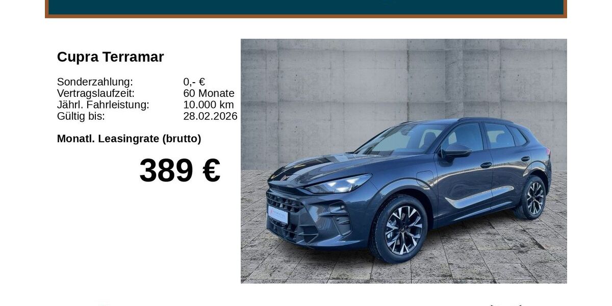 Cupra Terramar 9.500 km 38.990 &euro; Scheßlitz 96110