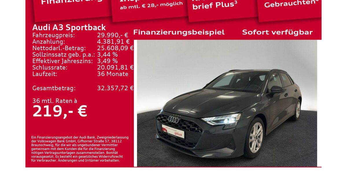 Audi A3 5.150 km 28.999 &euro; Berlin 12489