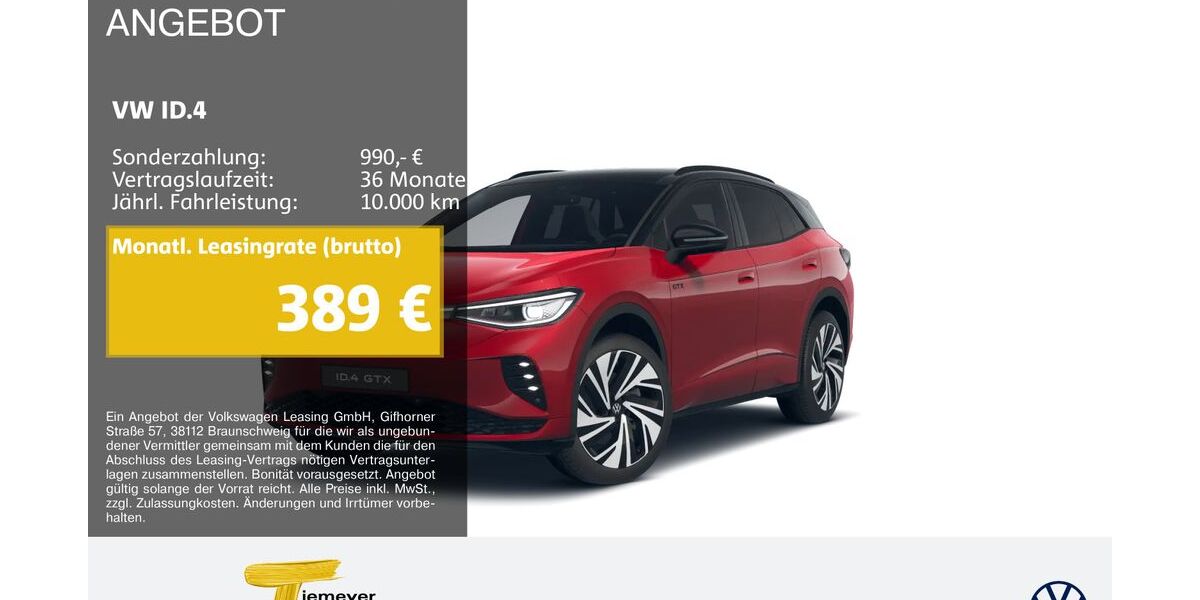 VW ID.4 11.062 km 44.330 &euro; Lüdenscheid 58507
