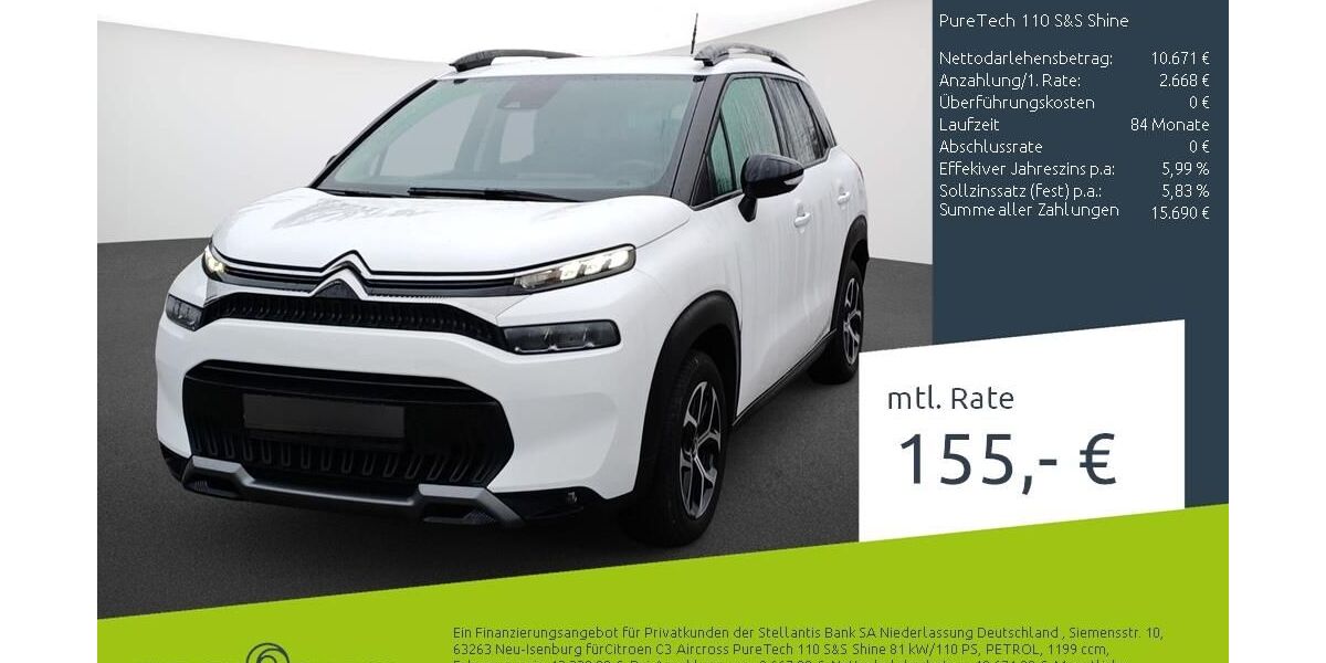 Citroen C3 Aircross 19.309 km 13.339 &euro; Borken 46325