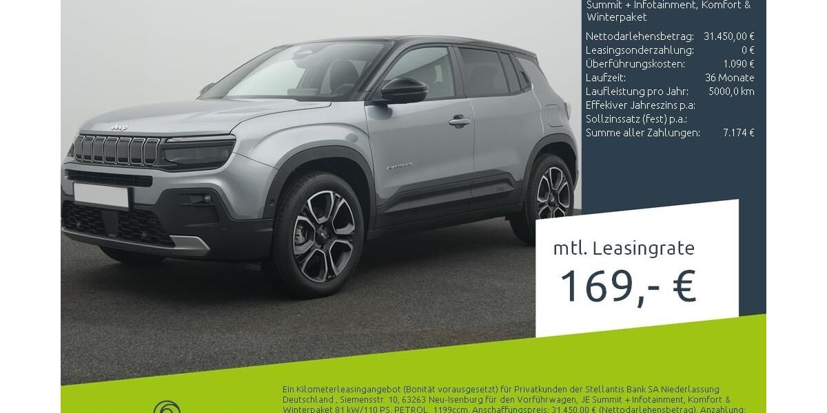 Jeep Avenger 2.500 km 29.450 &euro; Münster - Amelsbüren 48163
