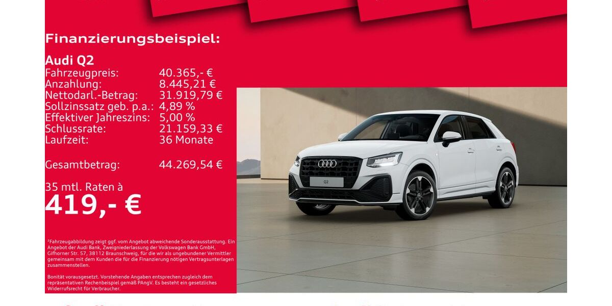 Audi Q2 4.999 km 34.890 &euro; Hannover 30179