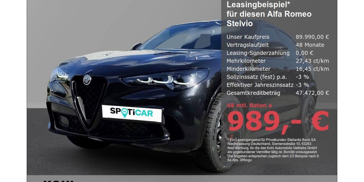 Alfa Romeo Stelvio 2.000 km 87.890 &euro; Aachen 52078