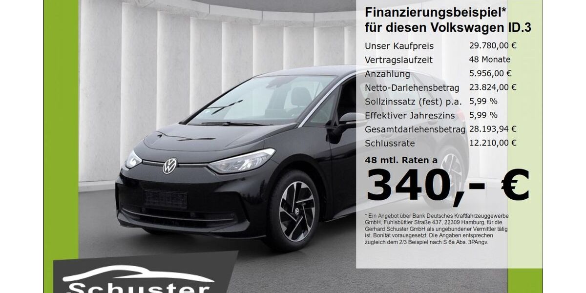 VW ID.3 21.913 km 29.479 &euro; Ruhstorf 94099