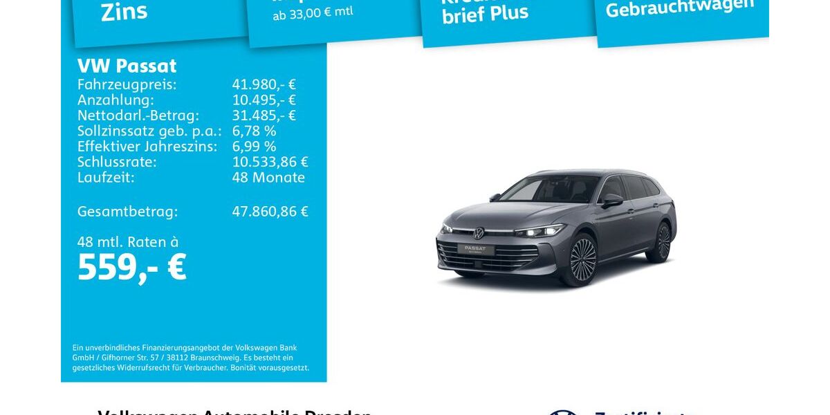 VW Passat 12.240 km 41.980 &euro; Dresden 01169
