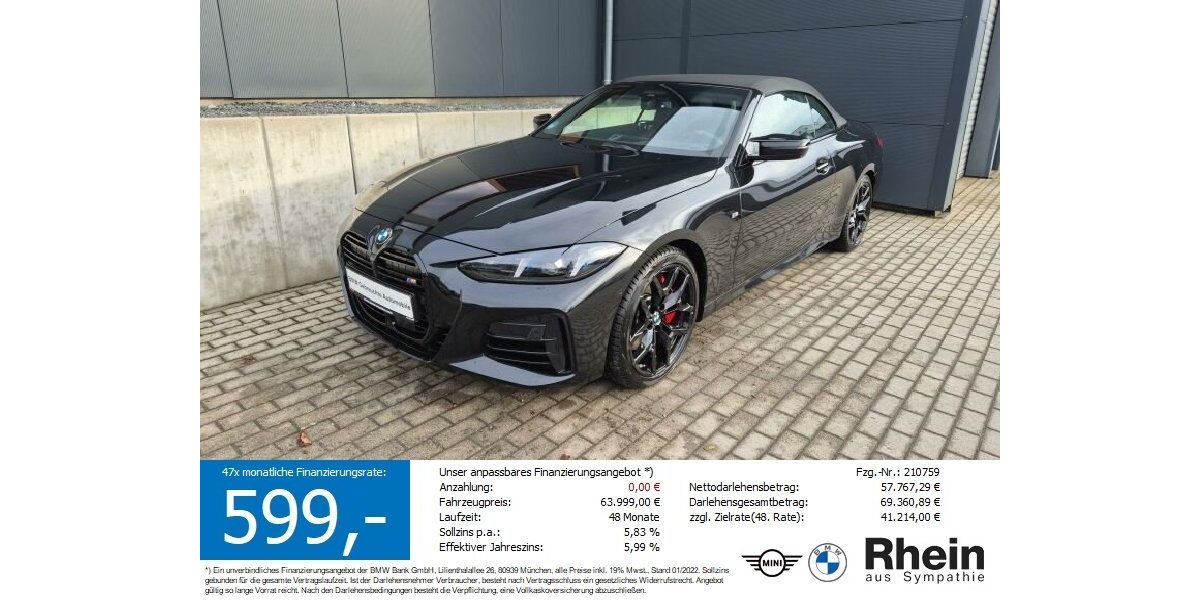 BMW M440 6.230 km 63.390 &euro; Buchen- Hettingen 74722