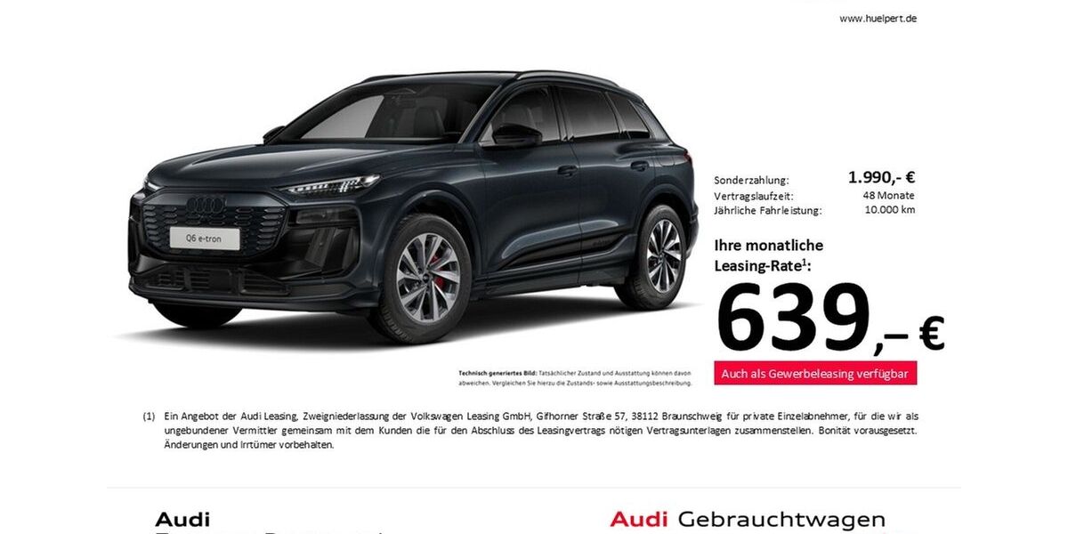 Audi Q6 e-tron 10.736 km 72.414 &euro; Dortmund 44143