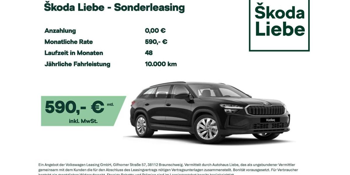 Skoda Kodiaq 1.009 km 49.190 &euro; Braunschweig 38114