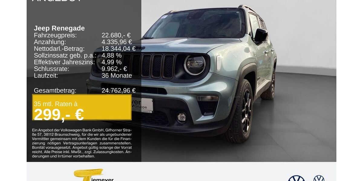 Jeep Renegade 13.100 km 21.380 &euro; Castrop-Rauxel 44575