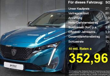 Peugeot 308 5.000 km 27.940 &euro; Mühlhausen 99974