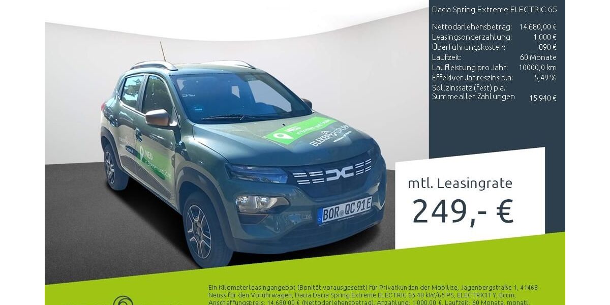 Dacia Spring 5.900 km 13.980 &euro; Bremen 28207