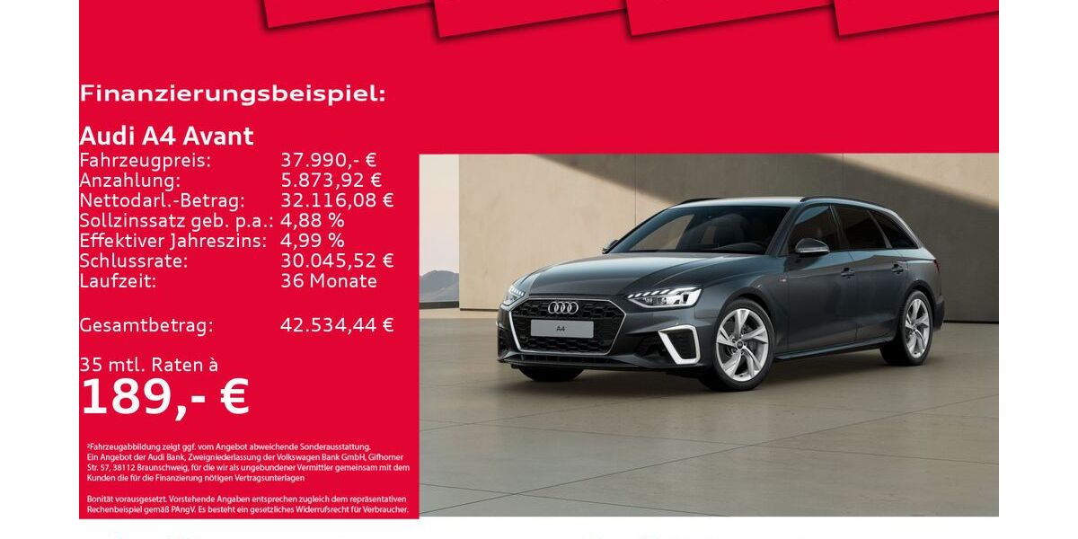 Audi A4 9.942 km 37.450 &euro; Hannover 30179