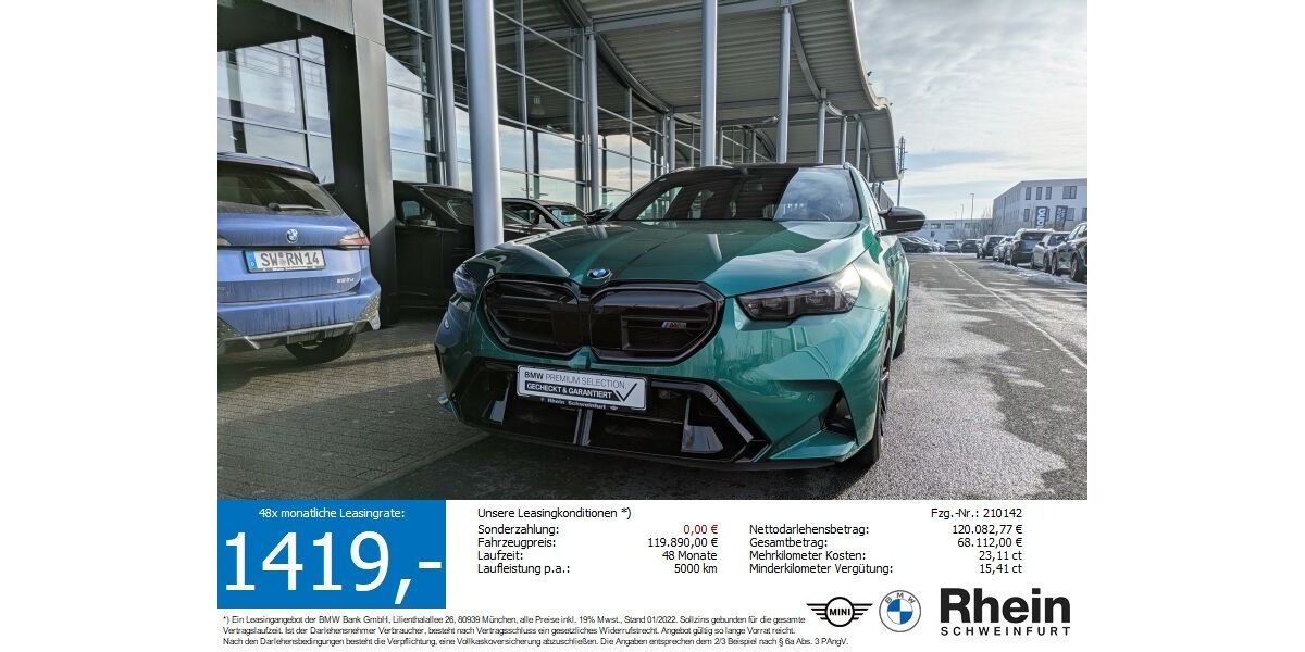 BMW M5 5.699 km 119.490 &euro; Schweinfurt 97424