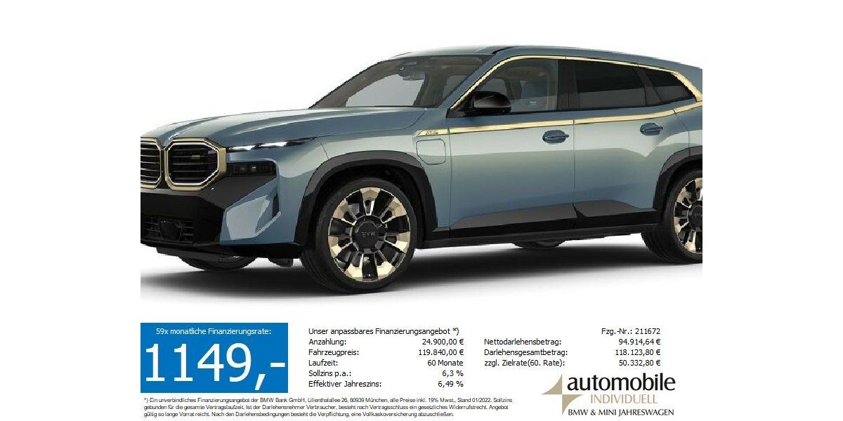 BMW XM 20.300 km 119.540 &euro; Paderborn 33100