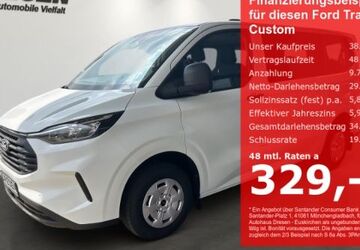 Ford Transit Custom 4.500 km 38.990 &euro; Euskirchen 53881