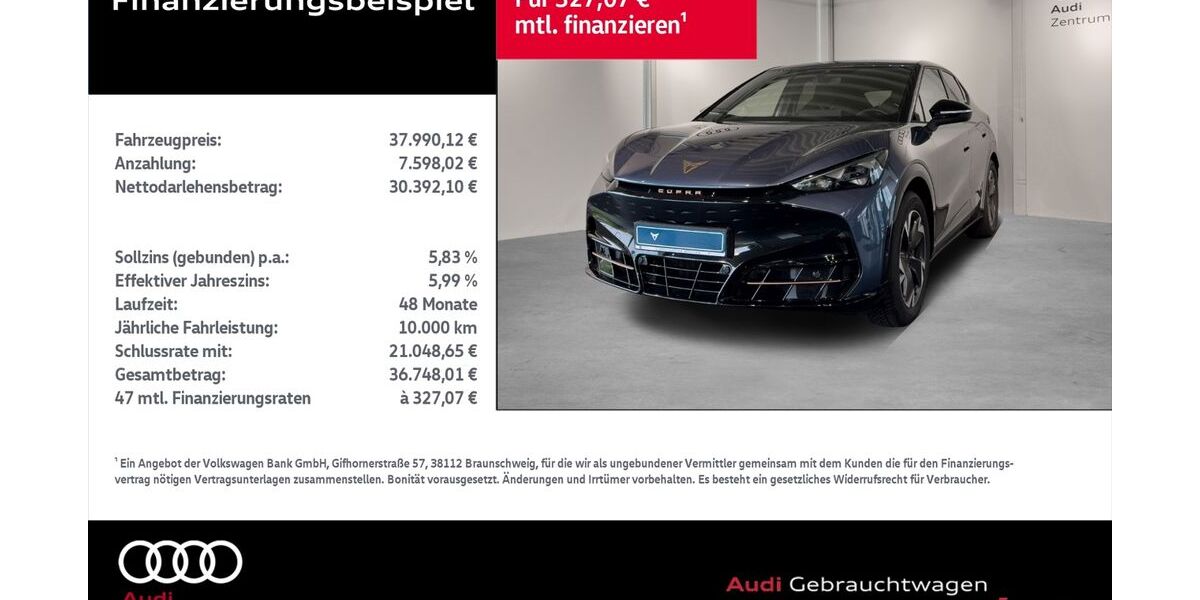 Cupra Tavascan 10.834 km 35.990 &euro; Rostock 18059