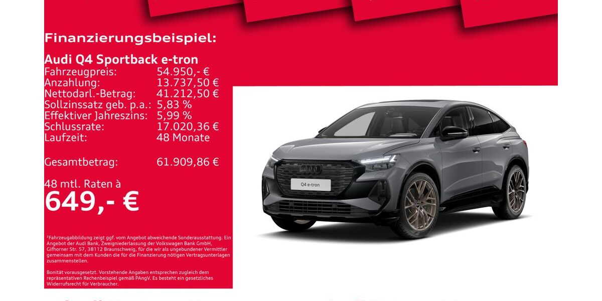 Audi Q4 e-tron 11.300 km 54.450 &euro; Hannover 30179