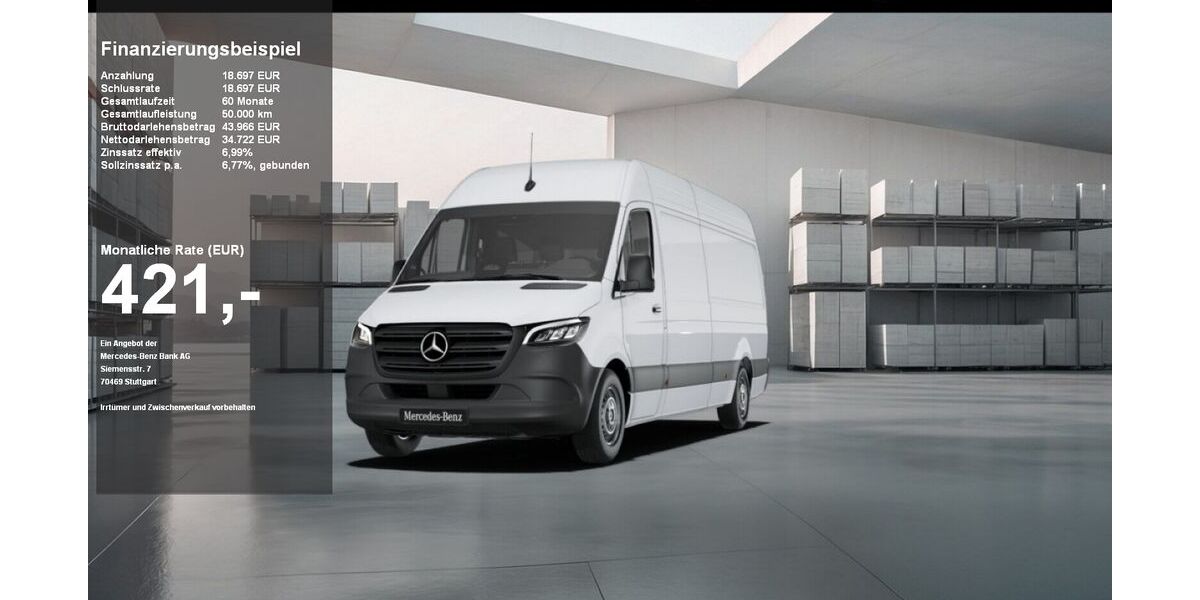 Mercedes-Benz Sprinter 13.383 km 52.360 &euro; Bad Segeberg 23795