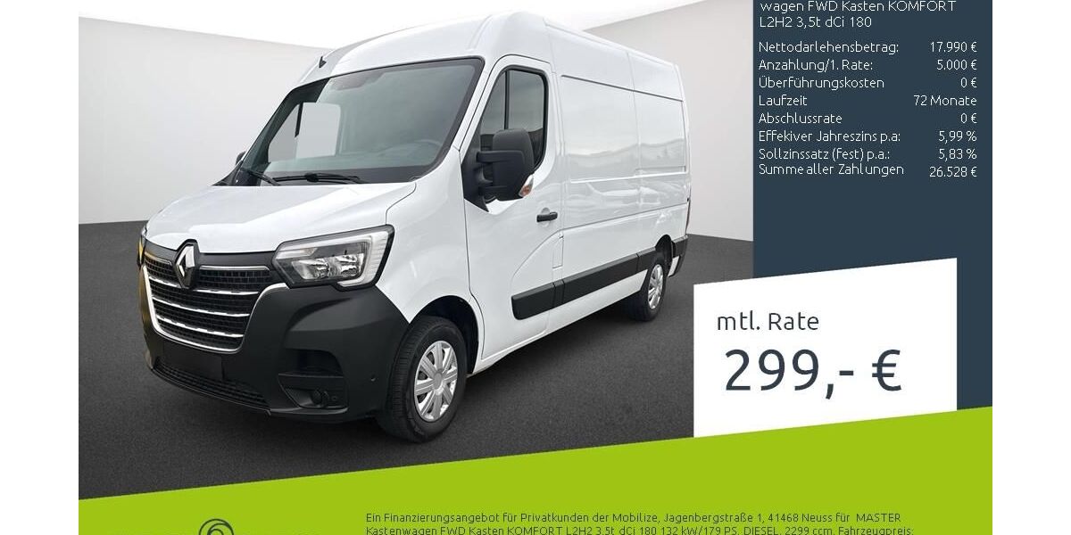 Renault Master 120.386 km 19.270 &euro; Bocholt 46395