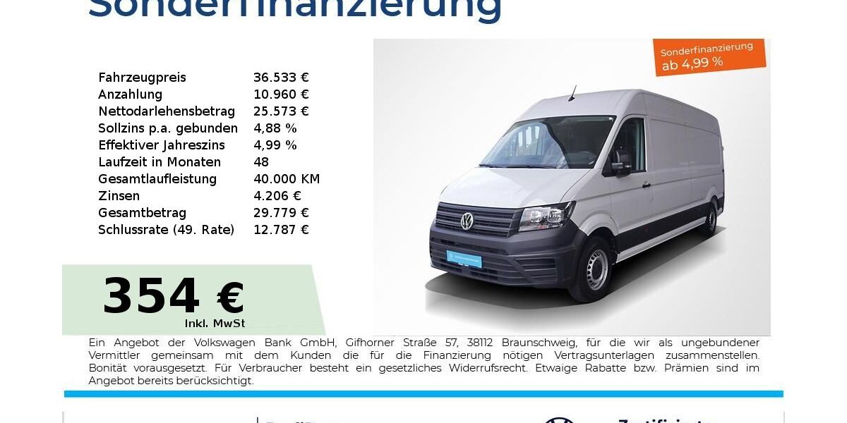 VW Crafter 15.950 km 34.985 &euro; Nürnberg 90441