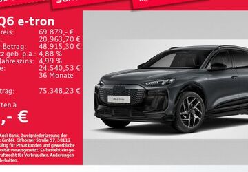 Audi Q6 e-tron 22.352 km 69.879 &euro; Eching 85386