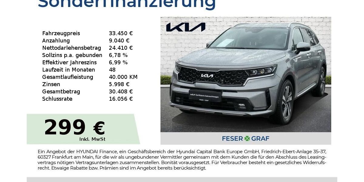 Kia Sorento 55.841 km 33.450 &euro; Roth 91154