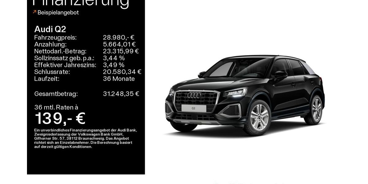 Audi Q2 26.224 km 28.980 &euro; Haßfurt 97437
