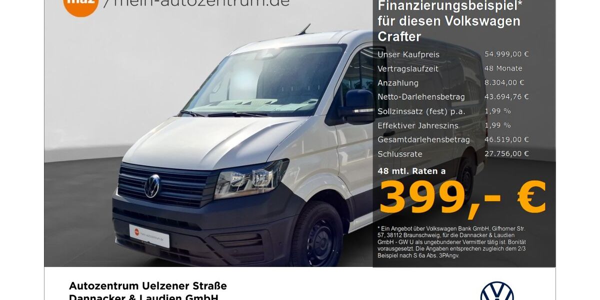 VW Crafter 4.990 km 54.999 &euro; Lüneburg 21335