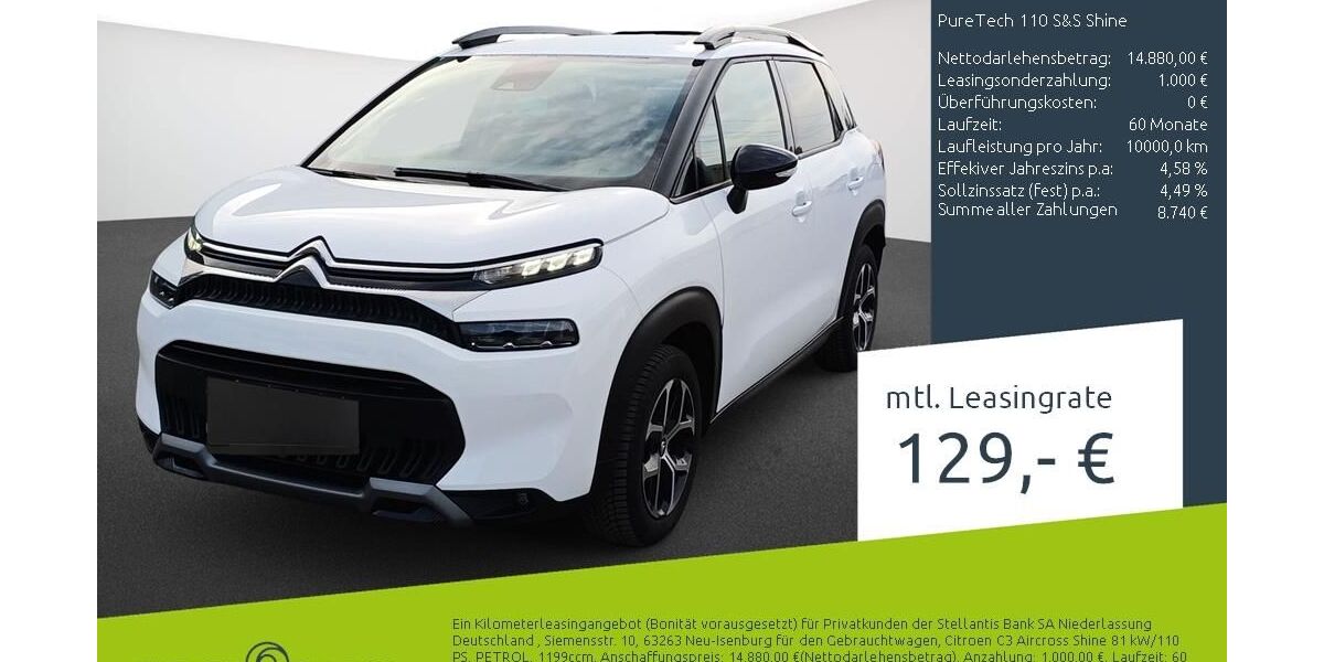 Citroen C3 Aircross 11.665 km 14.320 &euro; Borken 46325