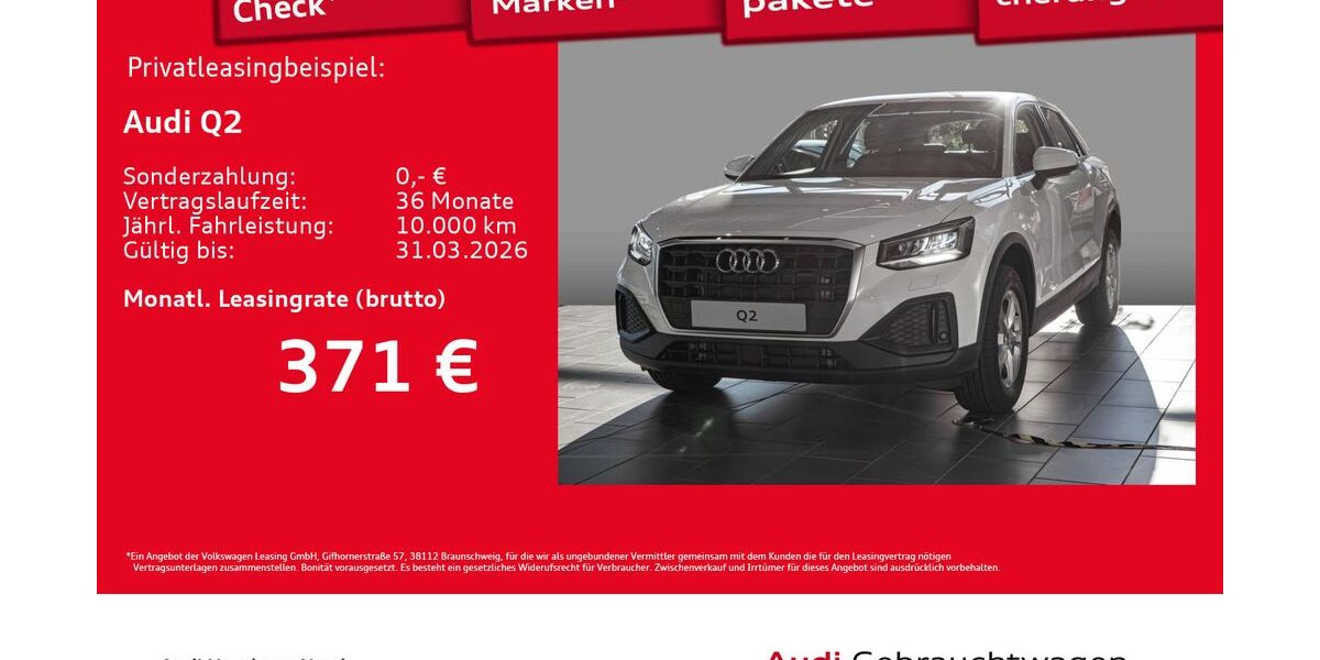 Audi Q2 1.890 km 27.990 &euro; Hamburg 22419
