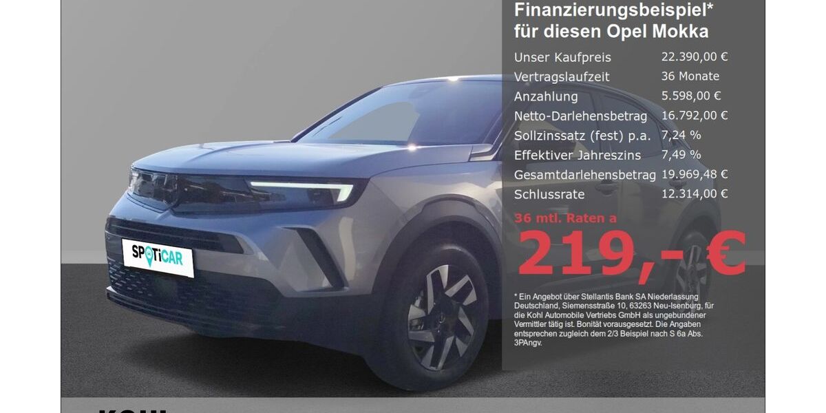 Opel Mokka 7.800 km 22.390 &euro; Aachen 52078