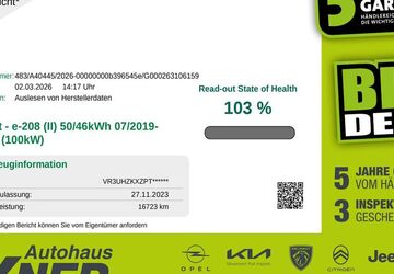 Peugeot 208 16.723 km 18.650 &euro; Hof 95032