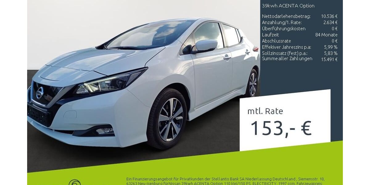 Nissan Leaf 30.212 km 13.280 &euro; Münster - Amelsbüren 48163