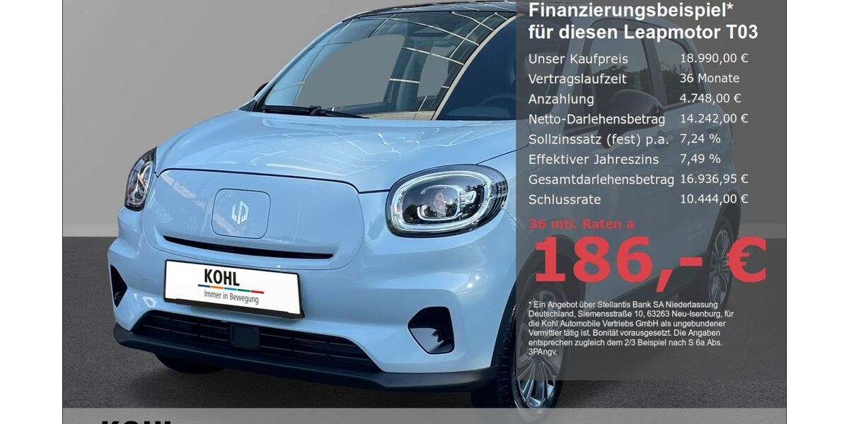 Leapmotor T03 1.500 km 18.990 &euro; Aachen 52078