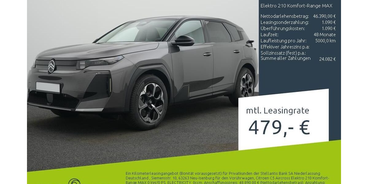 Citroen C5 Aircross 5.400 km 46.390 &euro; Münster - Amelsbüren 48163