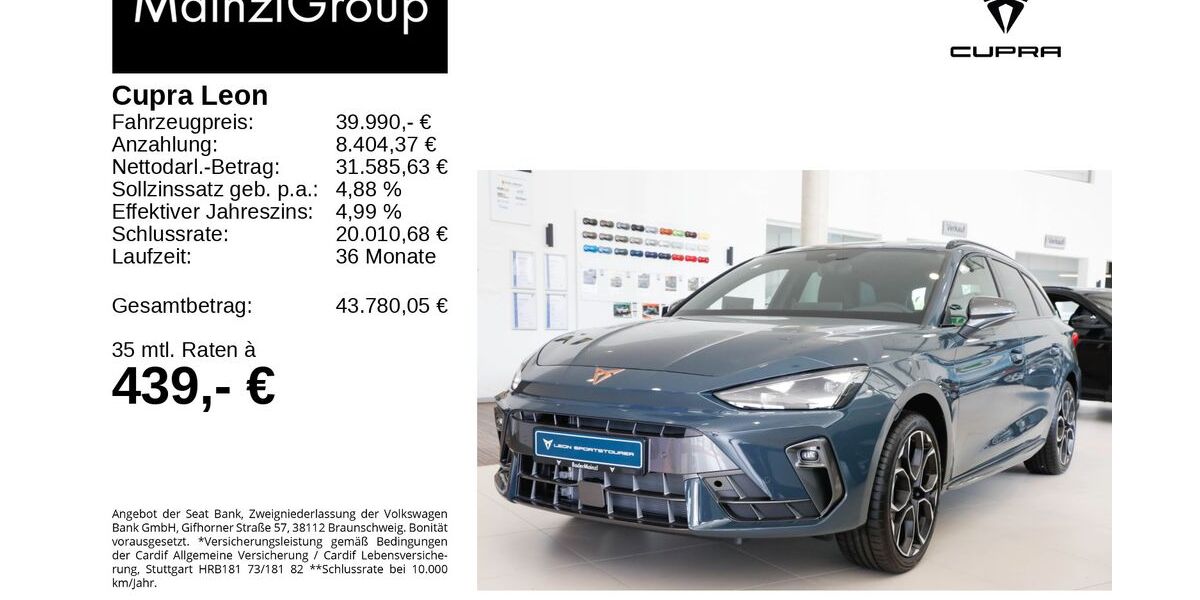Seat Leon 22.950 km 39.990 &euro; Feldkirchen/Westerham 83620